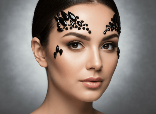 Black Face Gems Demon Style - unel