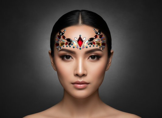 Red Face Gems Phoenix Style