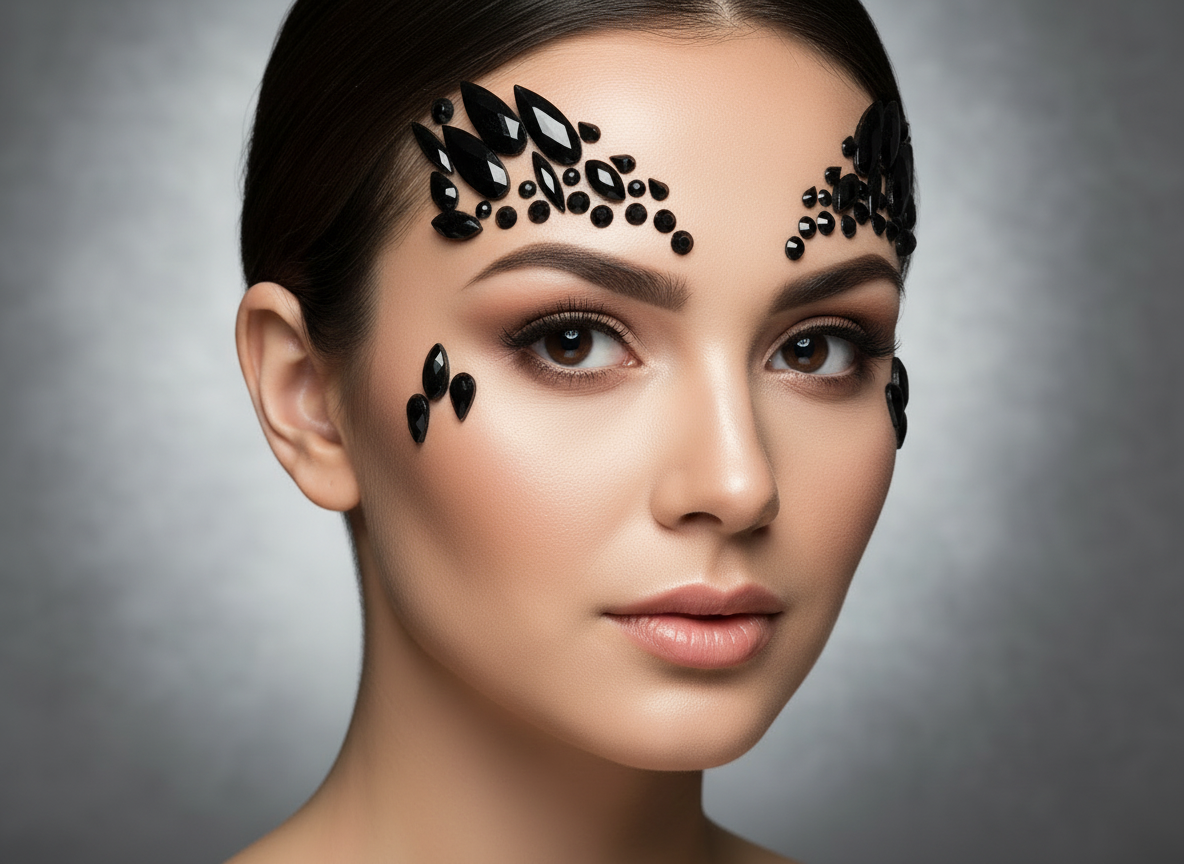 Black Face Gems Demon Style