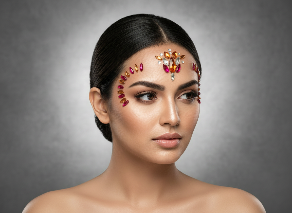 Red Face Gems Lotus Style