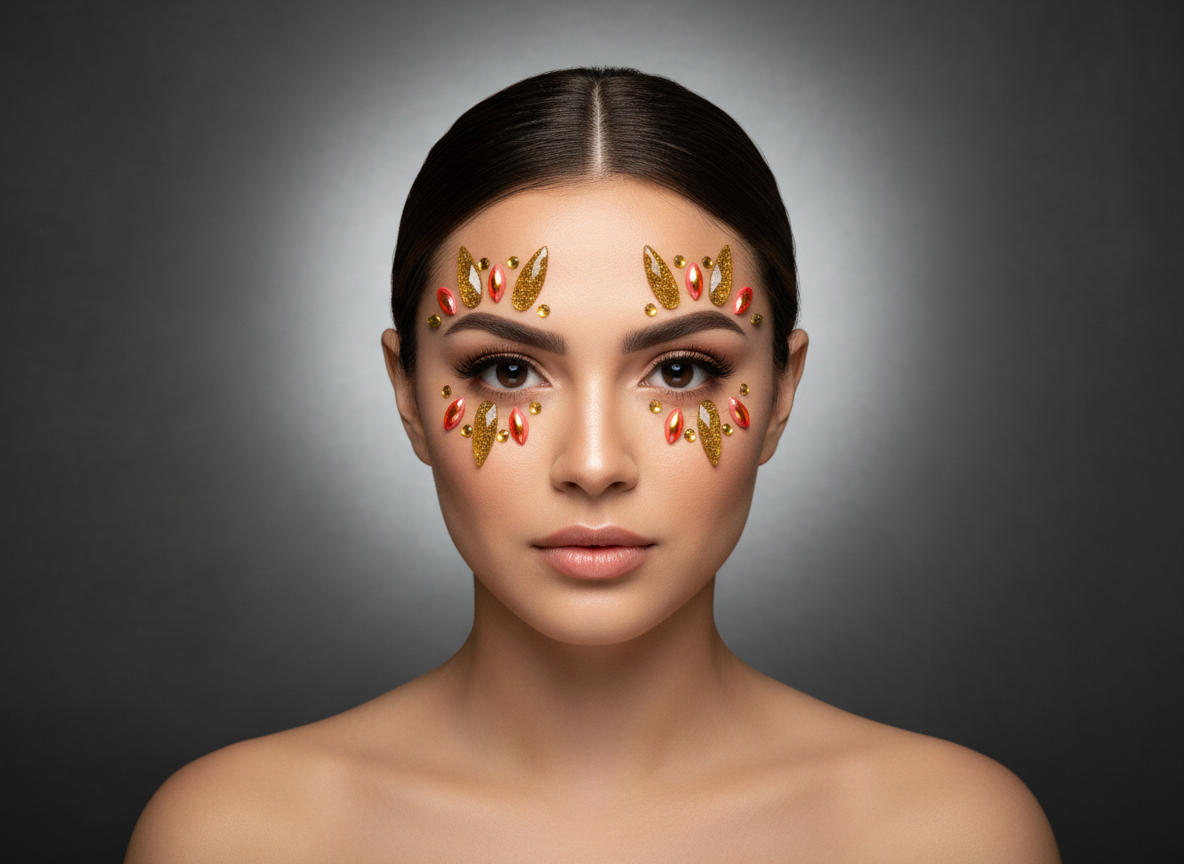 Gold Face Gems Sunrise Style