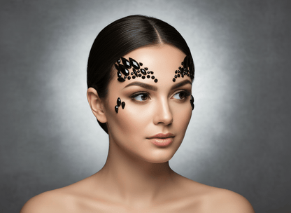 Black Face Gems Demon Style - unel