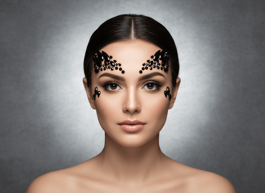 Black Face Gems Demon Style - unel