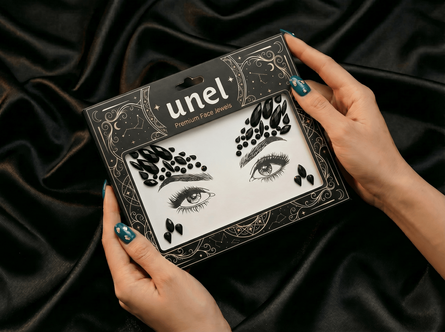 Black Face Gems Demon Style - unel