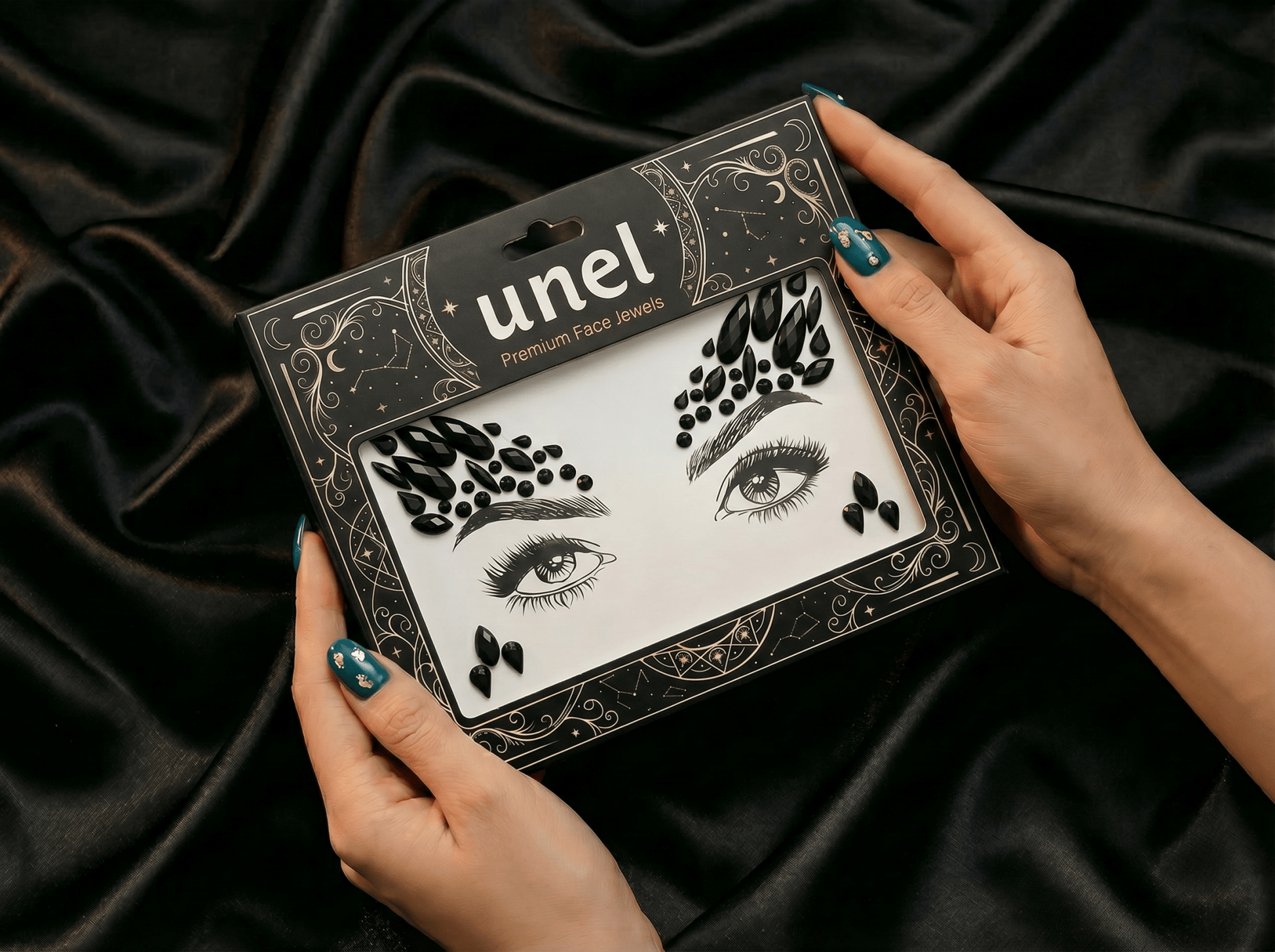 Black Face Gems Demon Style - unel