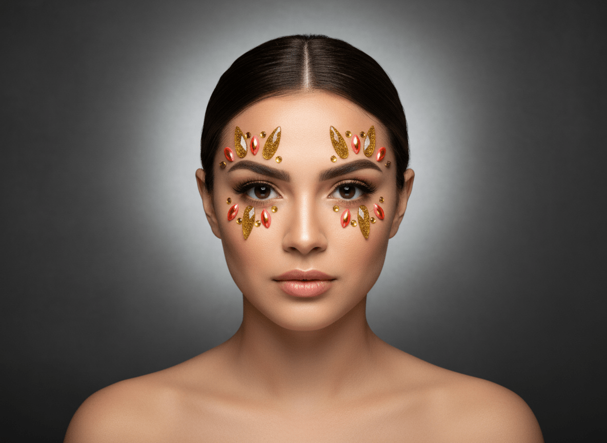 Gold Face Gems Sunrise Style - unel