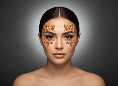 Gold Face Gems Sunrise Style - unel