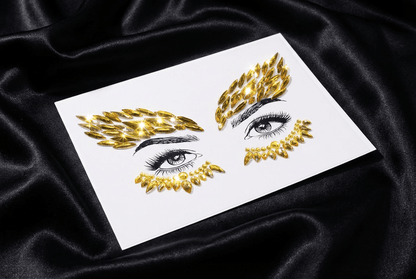 Gold Face Gems Warrior Style - unel