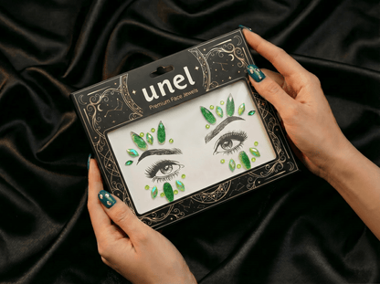 Green Face Gems Forest Style - unel