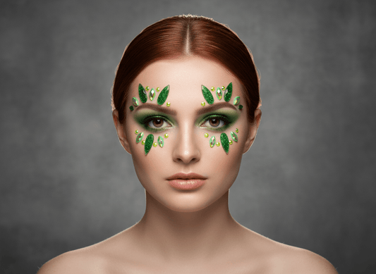 Green Face Gems Forrest Style - unel