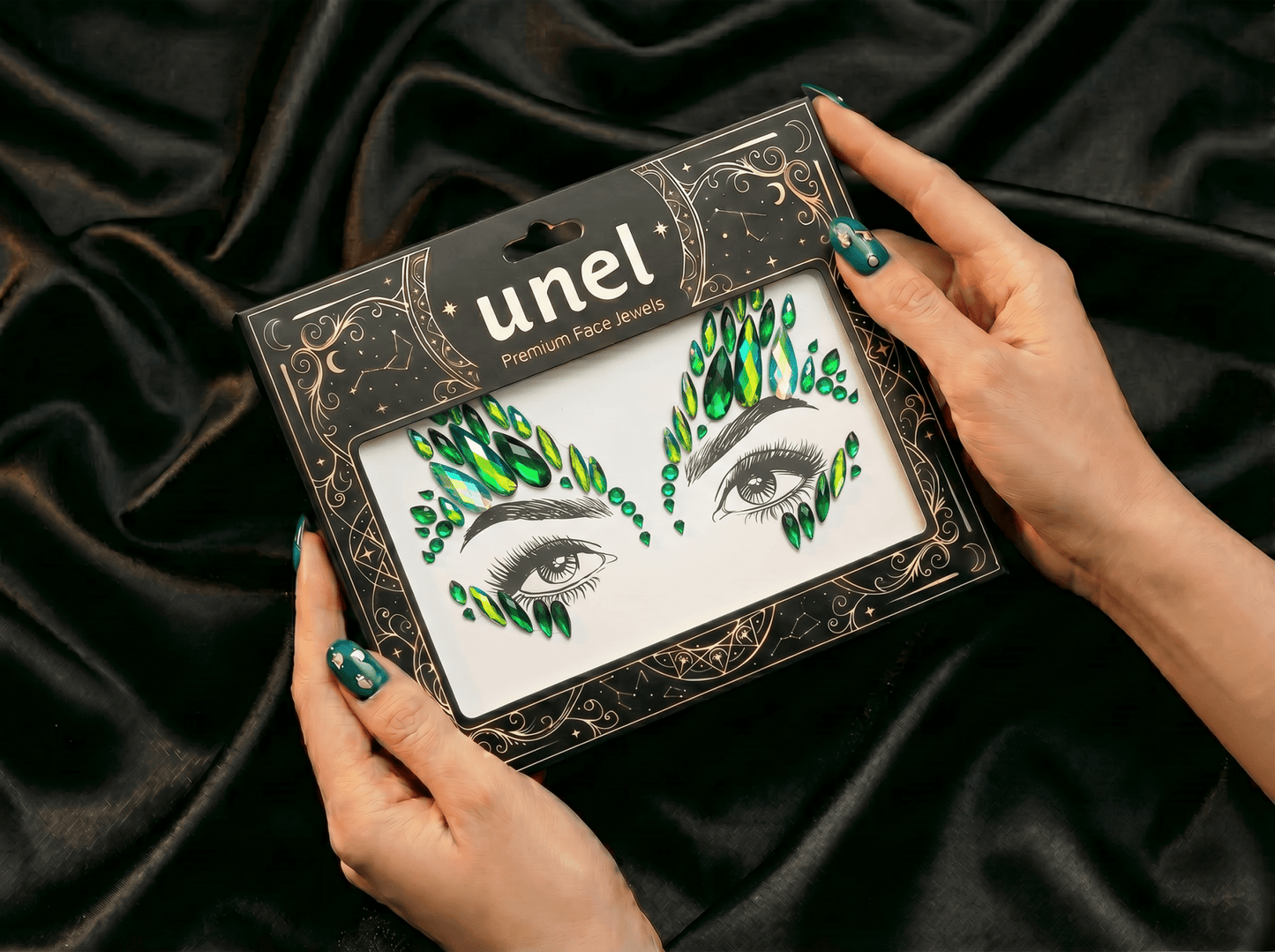 Green Face Gems Poisonous Ivy Style - unel