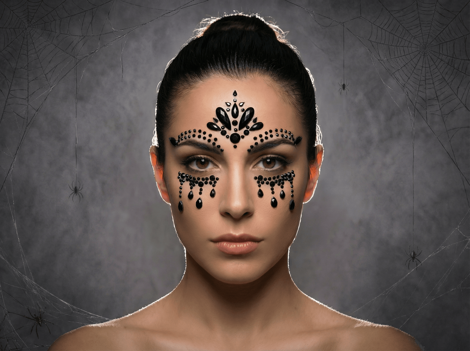 Halloween Fancy Dress Face Gems - unel
