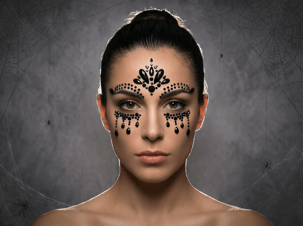 Halloween Fancy Dress Face Gems - unel