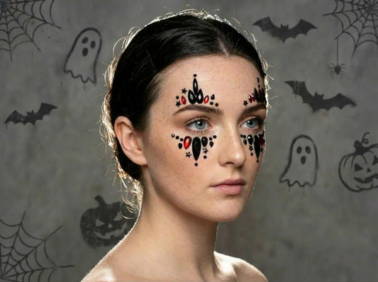 Halloween Themed Face Gems - unel