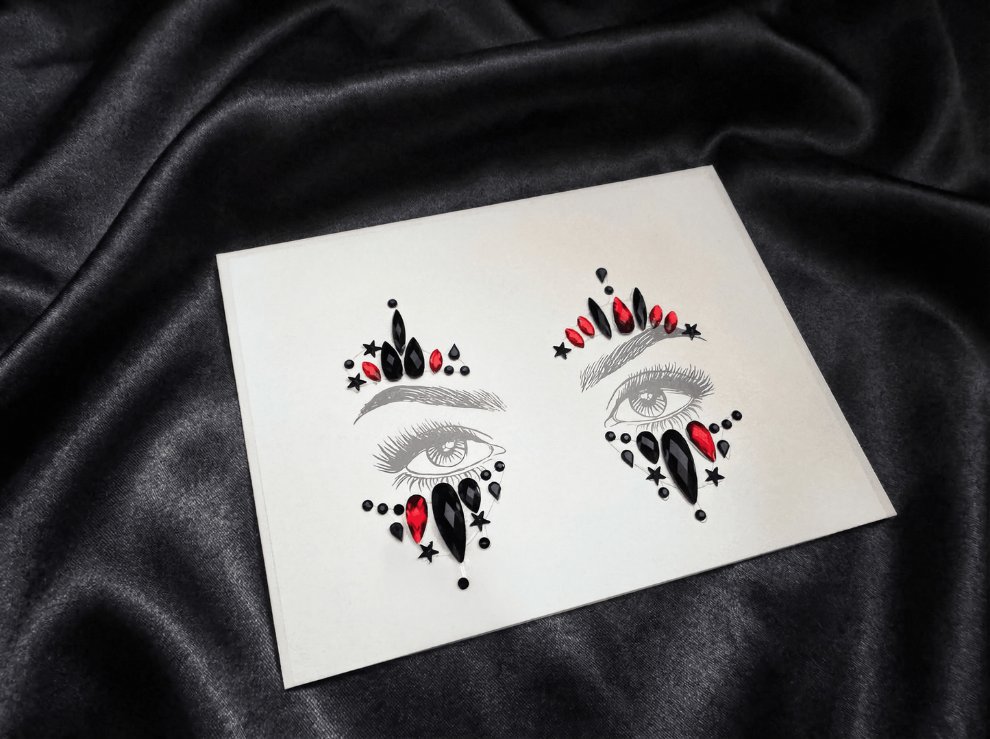 Halloween Themed Face Gems - unel