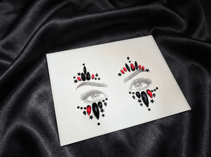 Halloween Themed Face Gems - unel