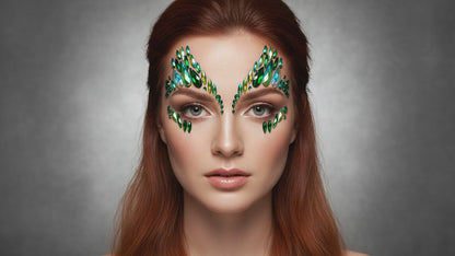 Green Face Gems Poisonous Ivy Style
