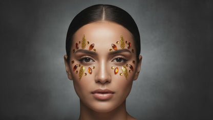 Gold Face Gems Sunrise Style