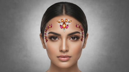 Red Face Gems Lotus Style