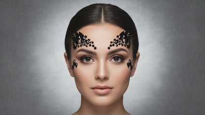 Black Face Gems Demon Style