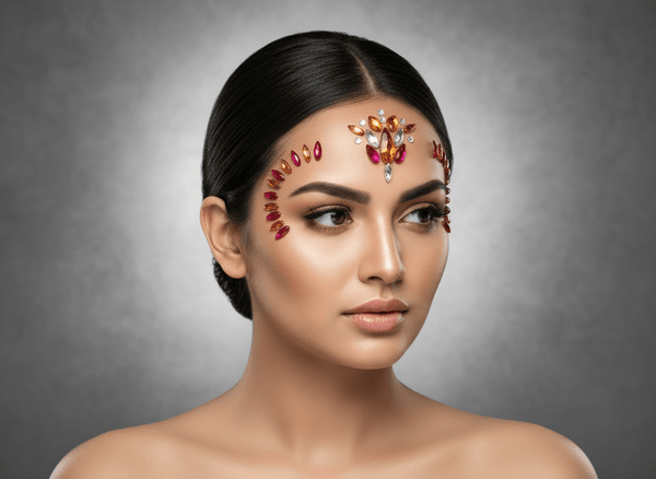 Red Face Gems Lotus Style - unel