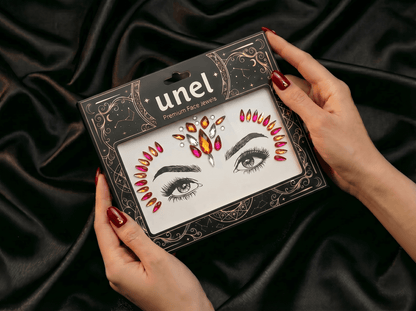 Red Face Gems Lotus Style - unel