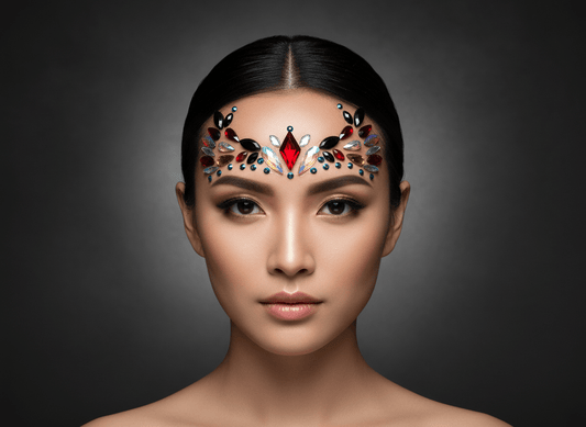 Red Face Gems Phoenix Style - unel