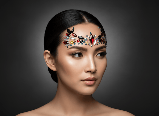 Red Face Gems Phoenix Style - unel