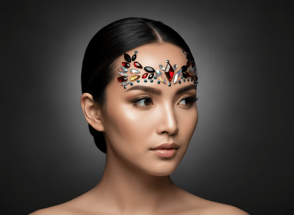 Red Face Gems Phoenix Style - unel