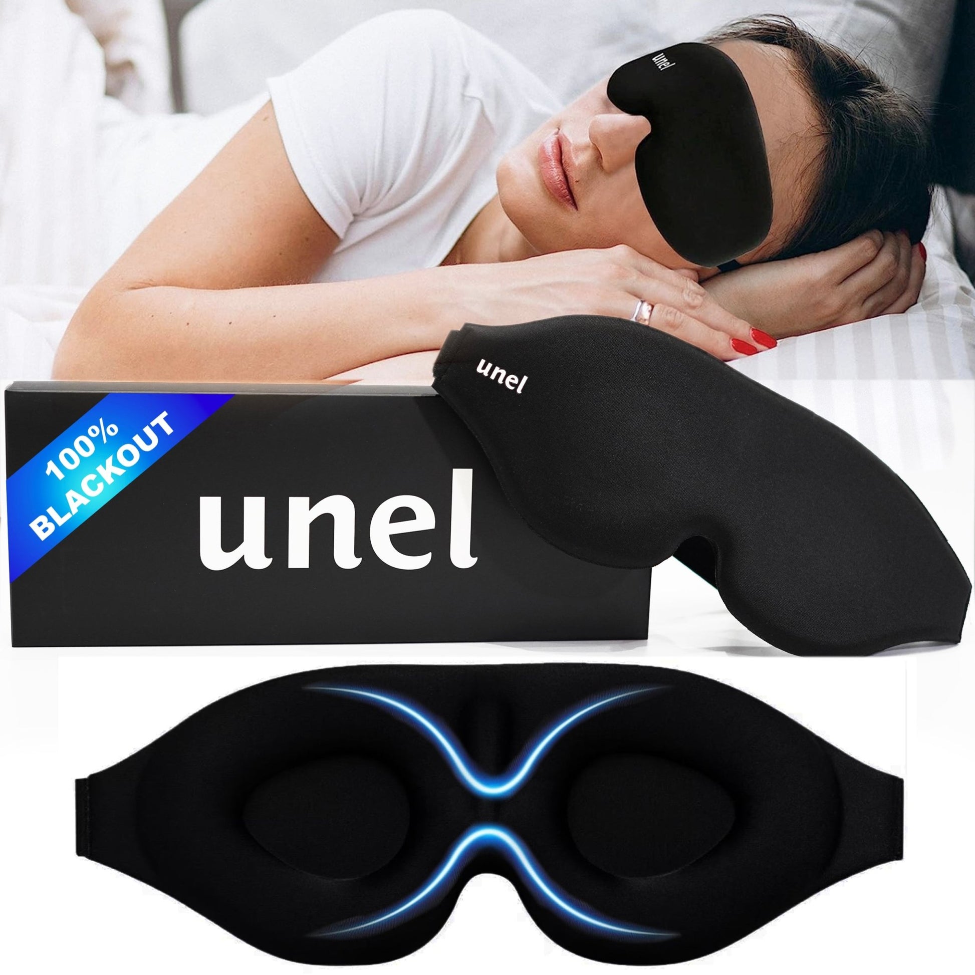 Unel Blackout Sleep Mask - unel