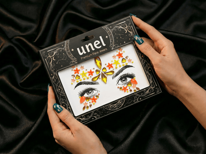 Yellow Face Gems Star Style - unel